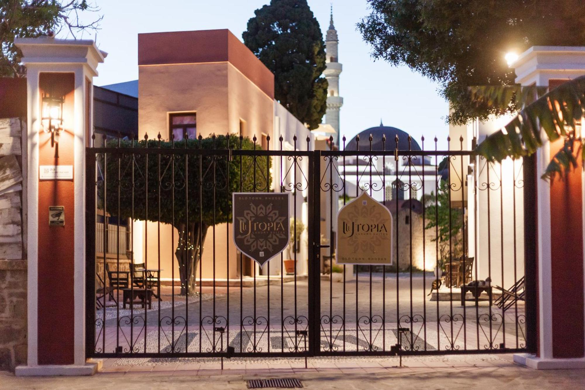 Utopia Luxury Suites - Old Town Rhodes City Exterior foto